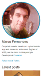 Mobile Screenshot of marcofernandes.com